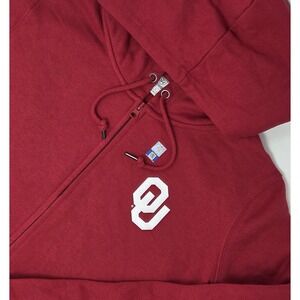 NEW Oklahoma Sooners OU Full-Zip Hoodie Sweatshirt Adult Size S Top of the World